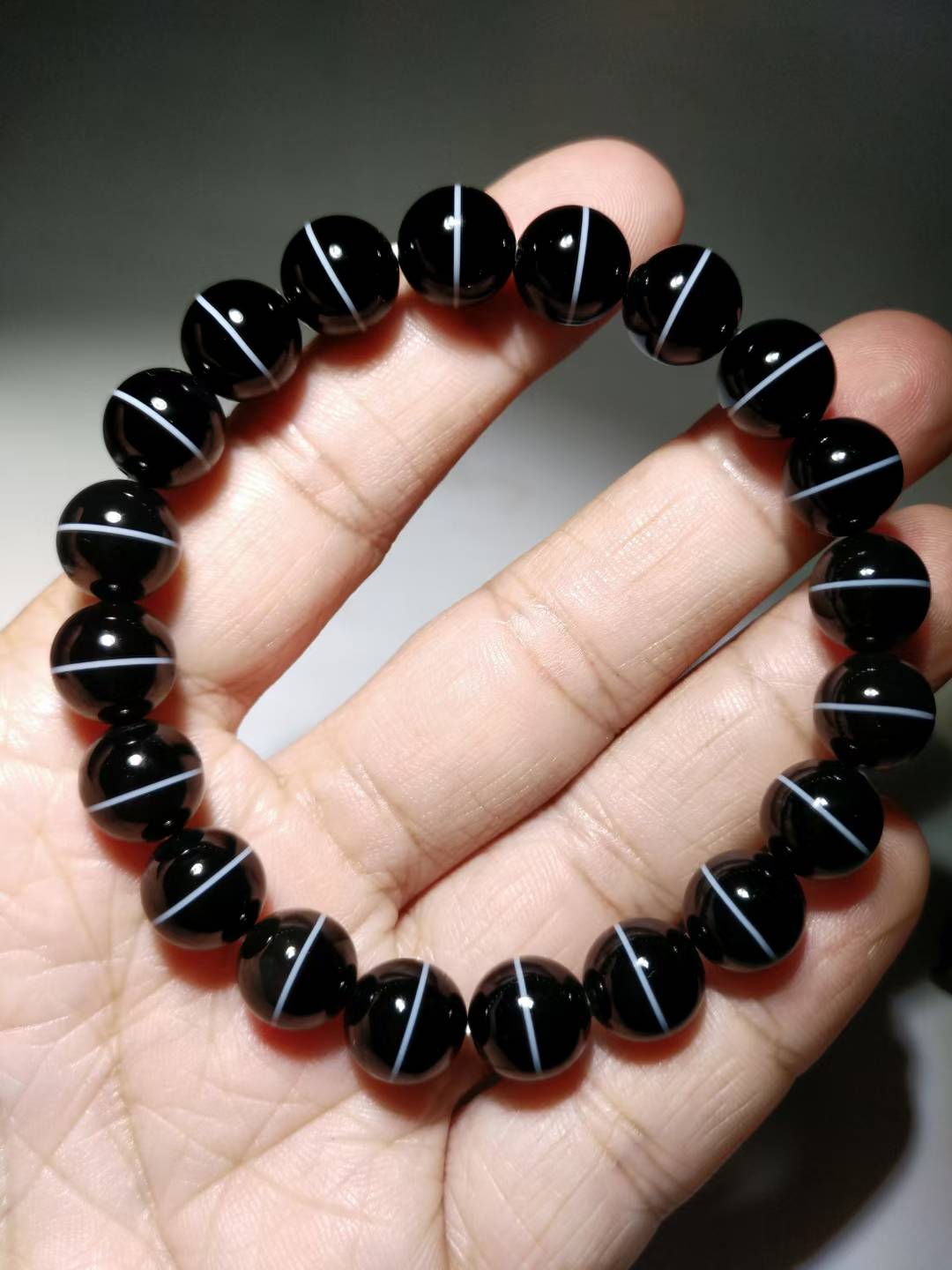NO.8105 Premium Yixin Yaoshi Dzi Bead Bracelet
