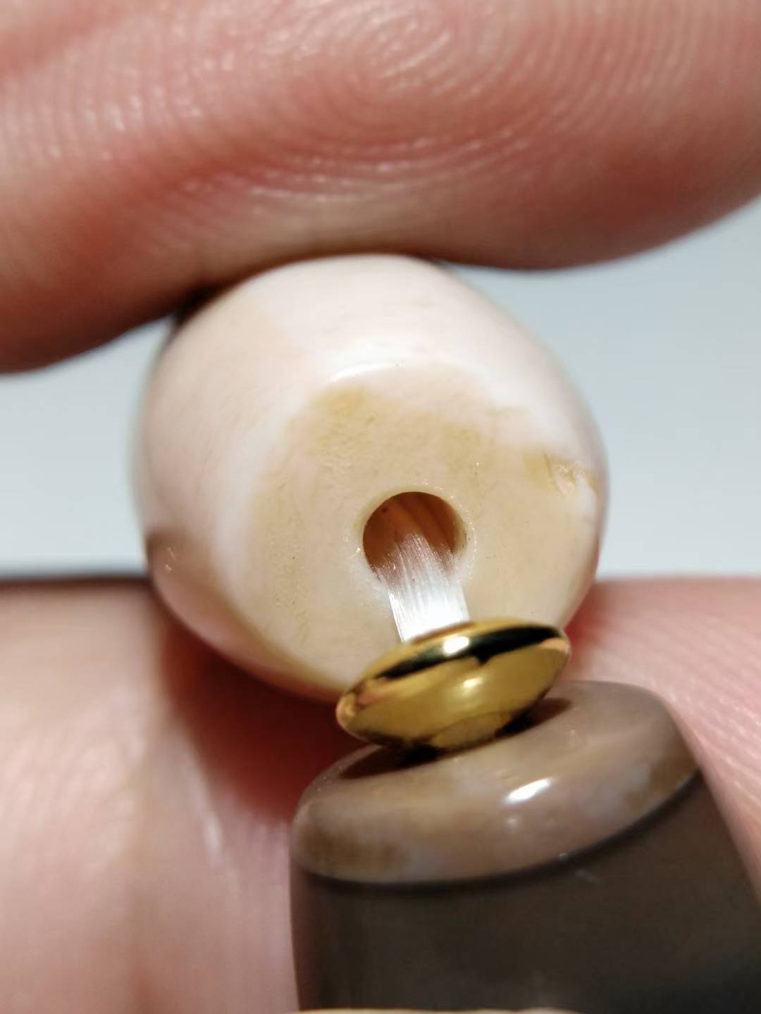 NO.8108 B&W dZi Bead - Image 9