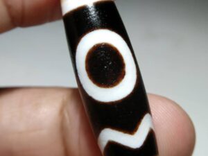 NO.8131 Ancient "Four-Ritual" Pure Tibetan Dzi