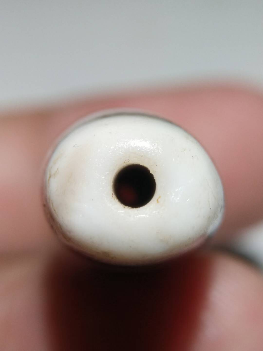 NO.8138 Ancient "1-Eyed" Heaven & Earth Tibetan Dzi - Image 8